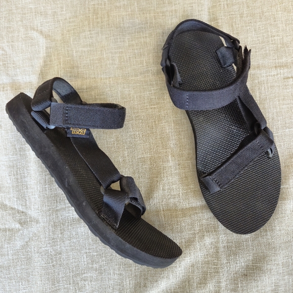 Teva original universal sandals black size 9 - Picture 1 of 3